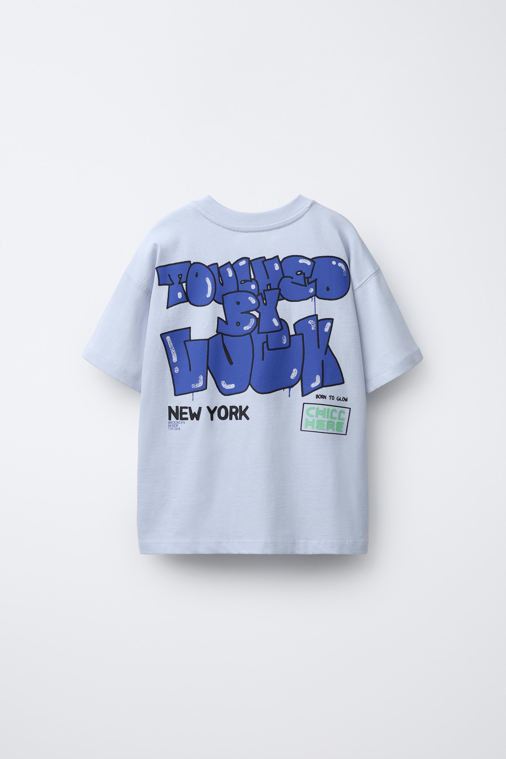 GRAFFITI SPRAY PRINT T-SHIRT